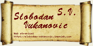 Slobodan Vukanović vizit kartica